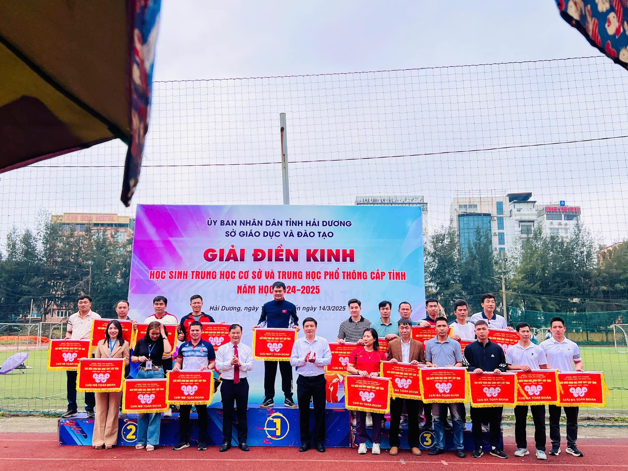 THÀNH TÍCH ĐỘI TUYỂN ĐIỀN KINH CẤP TỈNH NĂM HỌC 2024 - 2025